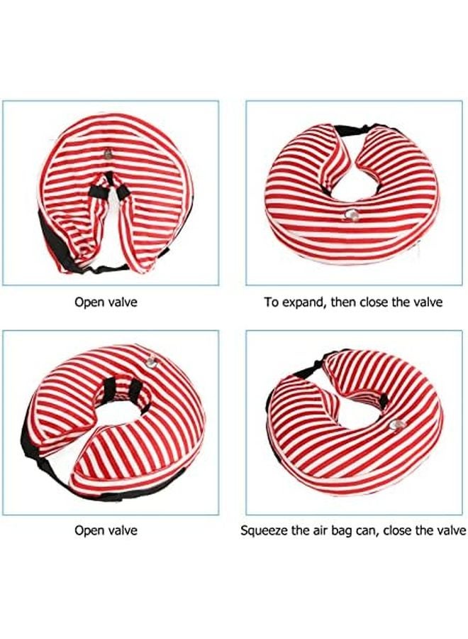 طوق الكلب القابل للتعديل بحزام الكتف الأزرق مقاس M لتعافي جروح الحيوانات الأليفة - Image 3