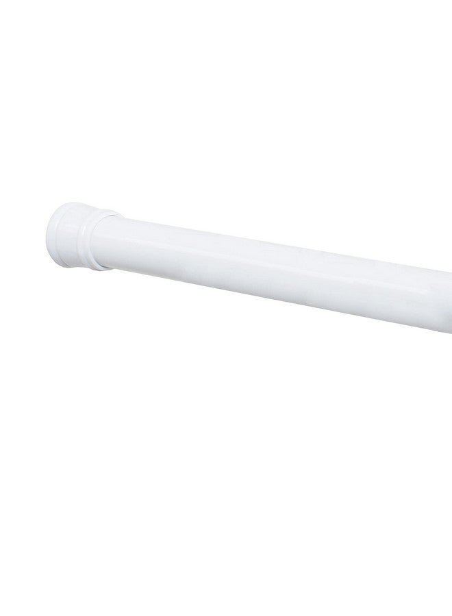Zenna Home Zenna Home Curtain Adjustable Tension Shower Rod, 44" to 72", White  - Image 1