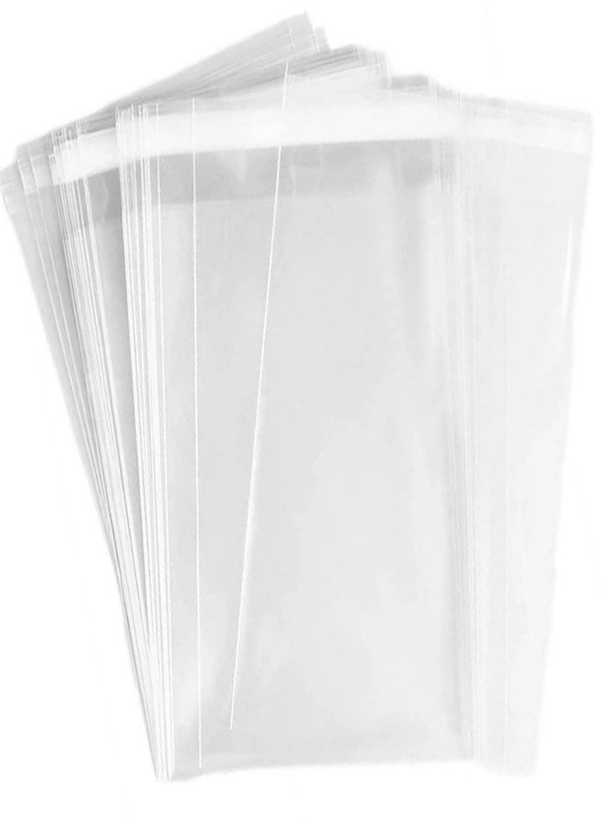 Delatanus 4-1/2 x 6-1/2 Inch Clear Cellophane Cello Bags-Fits A4 Envelope 4X6 Prints Photos Cards Candy Treats Cookie Clear Plastic Sleeves-200 Pcs - Image 1
