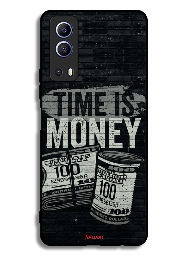 Tolwak غطاء واقي لهاتف Vivo Y72 5G - الوقت هو المال - Image 2