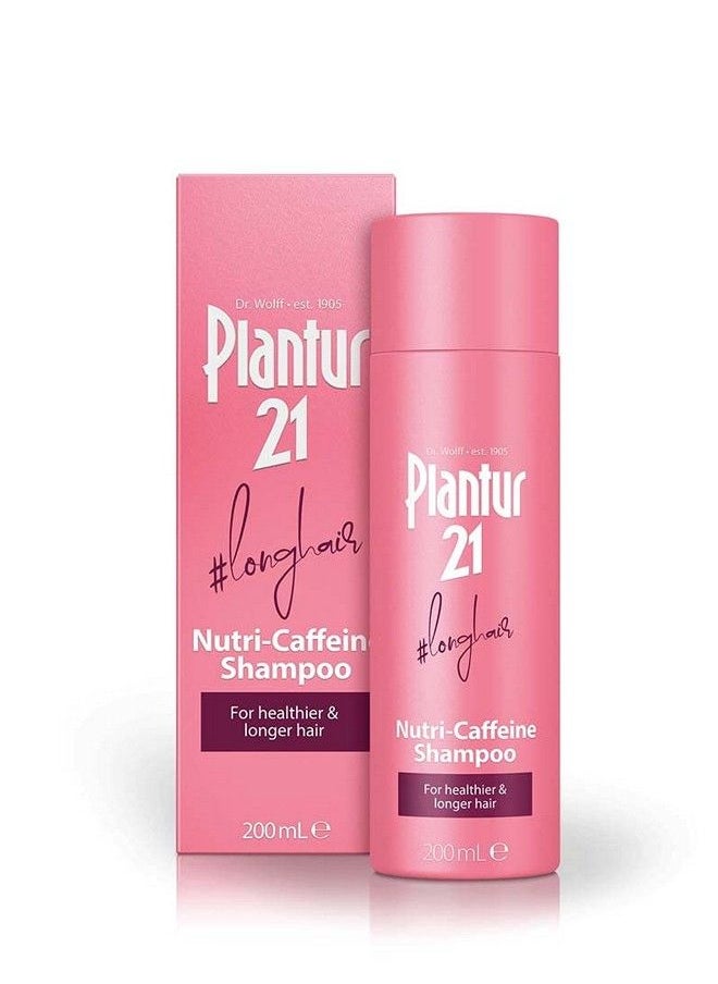 Plantur 21Longhair Nutricaffeine Women Long Hair Shampoo With Keratin And Biotin: Strengthen And Nourish 6.76 Fl Oz  - Image 1