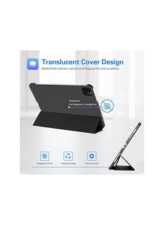 Procases iPad Pro 12.9 Case 2022/2021 / 2020/2018, Slim Stand Hard Back Shell Smart Cover for iPad Pro 12.9 Inch 6th Generation 2022 / 5th Gen 2021 / 4th Gen 2020 / 3rd Gen 2018 -Black  - Image 2