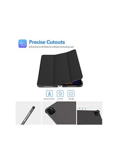 Procases iPad Pro 12.9 Case 2022/2021 / 2020/2018, Slim Stand Hard Back Shell Smart Cover for iPad Pro 12.9 Inch 6th Generation 2022 / 5th Gen 2021 / 4th Gen 2020 / 3rd Gen 2018 -Black  - Image 4