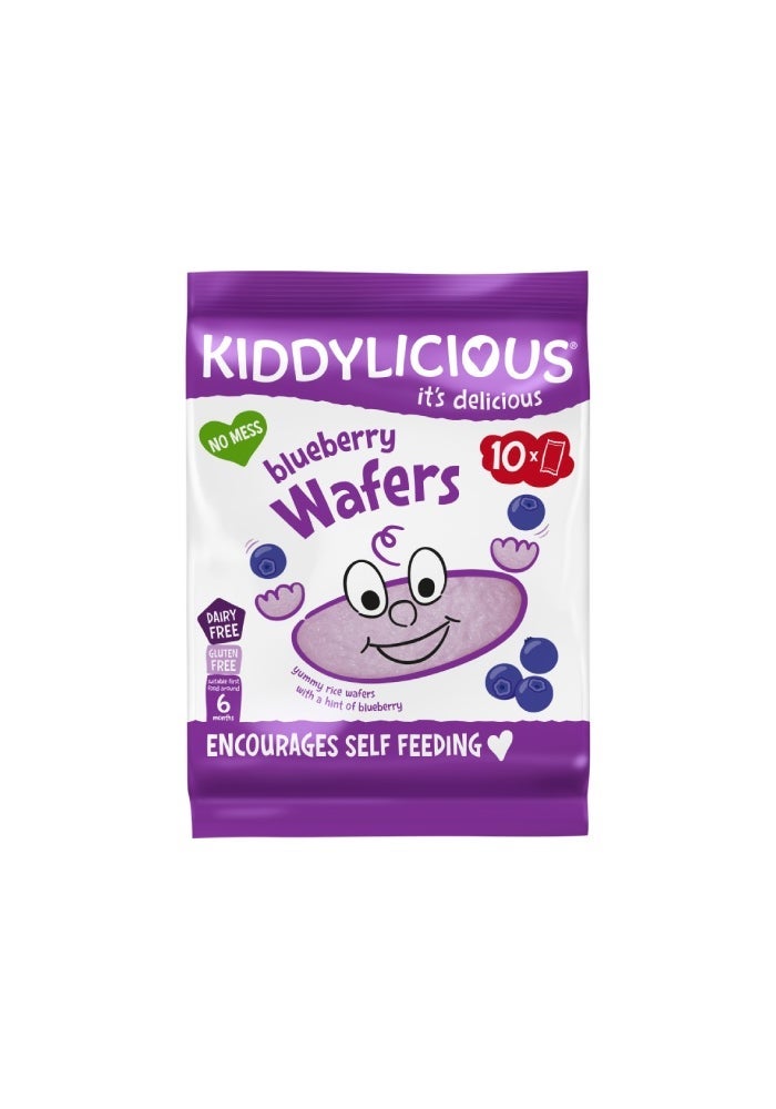 Blueberry Rice Wafers - 10 Pack for Kids