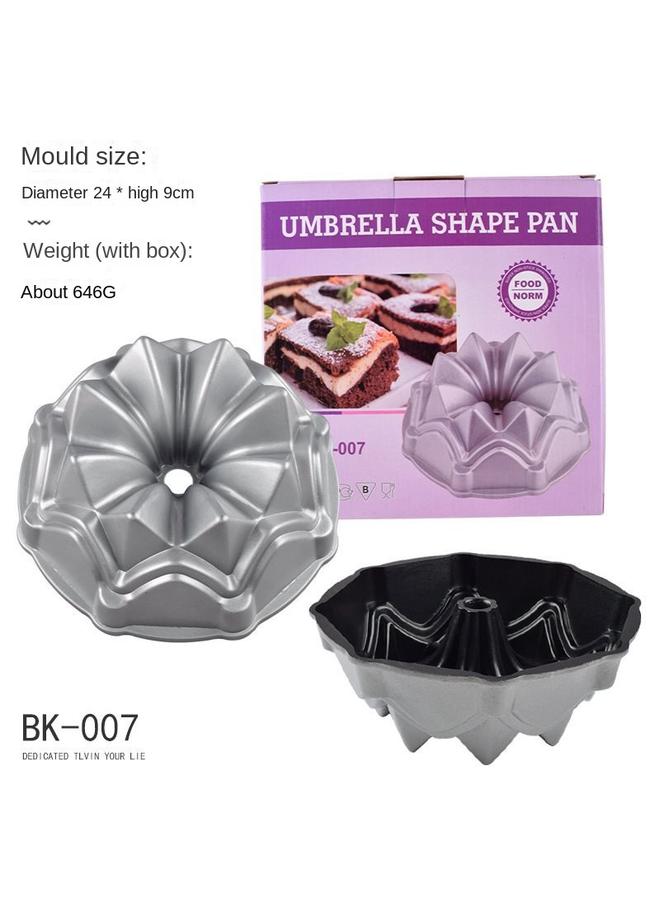 Bluejw Baking Mold Hollow Heart-shaped Cast Aluminum Cake Mold Coo Goo Hoff Mold Integrated Mold  - Image 1