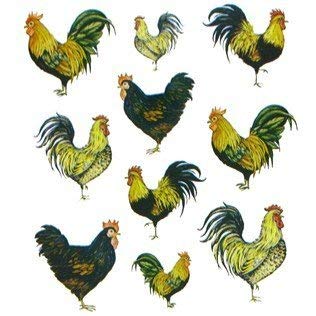 CraftyCrocodile Roosters Stickers - Image 5