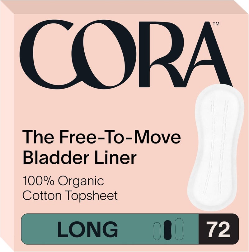 cora 100% Organic Cotton Topsheet Bladder Liners (72 Long Bladder Liners) - Image 1
