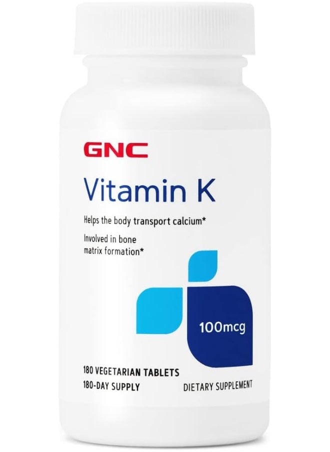 GNC - Vitamin K 100Mcg - Image 1