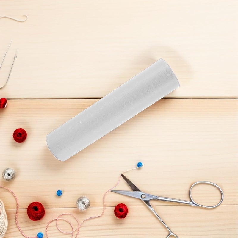 Healifty Fusible Interfacing Non-Woven Fabric 30cm Medium Weight 40gsm White Adhesive Interlining for Sewing Garment Lining and Embroidery DIY Craft Projects 20 Yards Roll - Image 4