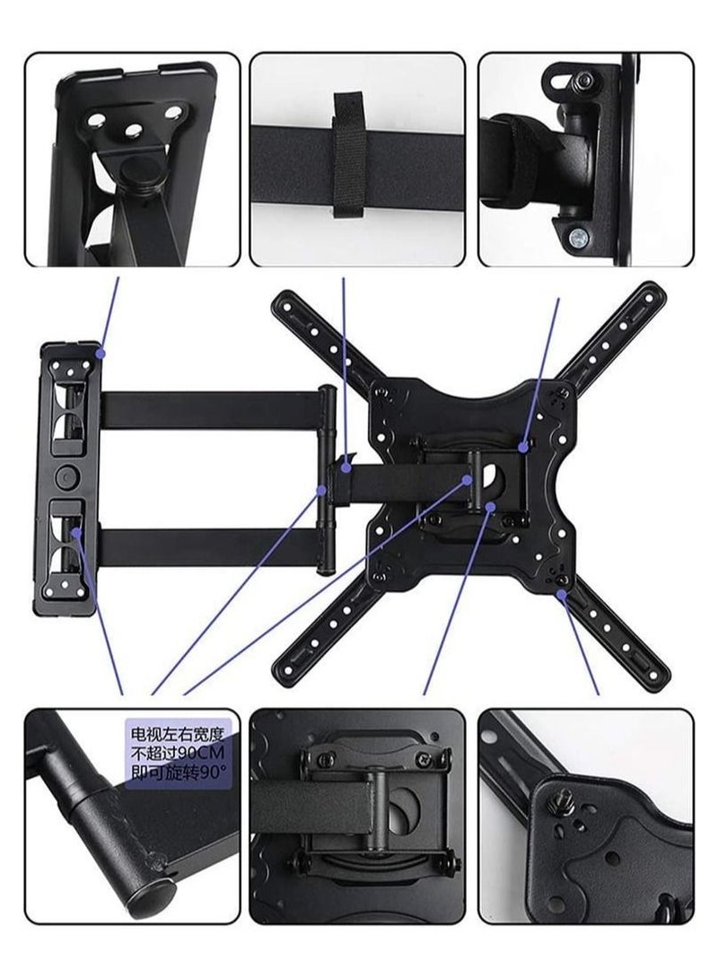 TV Wall Mount Bracket with Full Motion Swing Out Tilt for Most 32"-58" LED LCD OLED Plasma Flat Screen Monitor Up to 31Kg 400X400mm - Image 3