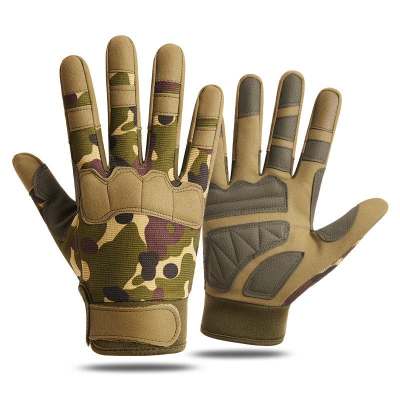 Tactical Gloves Z908 Touchscreen Long Finger Protective Gear 167 Jungle Camouflage 