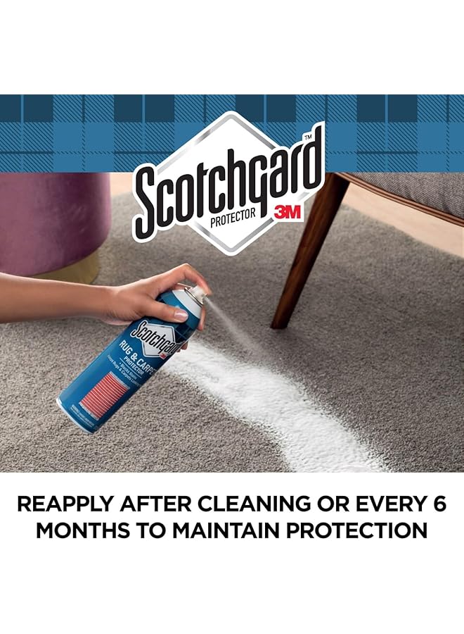 Scotchgard Rug & Carpet Protector 14 Oz (396 Ml), 1 Can/Pack | Repels Spills | Resists Soils | Blocks Stains | Ideal For Rugs And Carpets | Long Lasting Protection | Dries Quickly And Odorless - Image 5