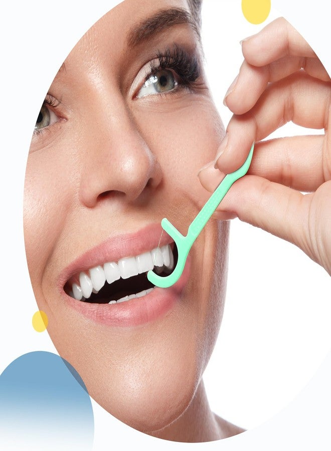 Maxdot 1000 Count Fresh Mint Flavor Dental Flosses Picks Bulk High Toughness Dental Floss Tooth Picks Flossing System for Adults Family Travel Tight Spaces Teeth Cleaning - Image 5