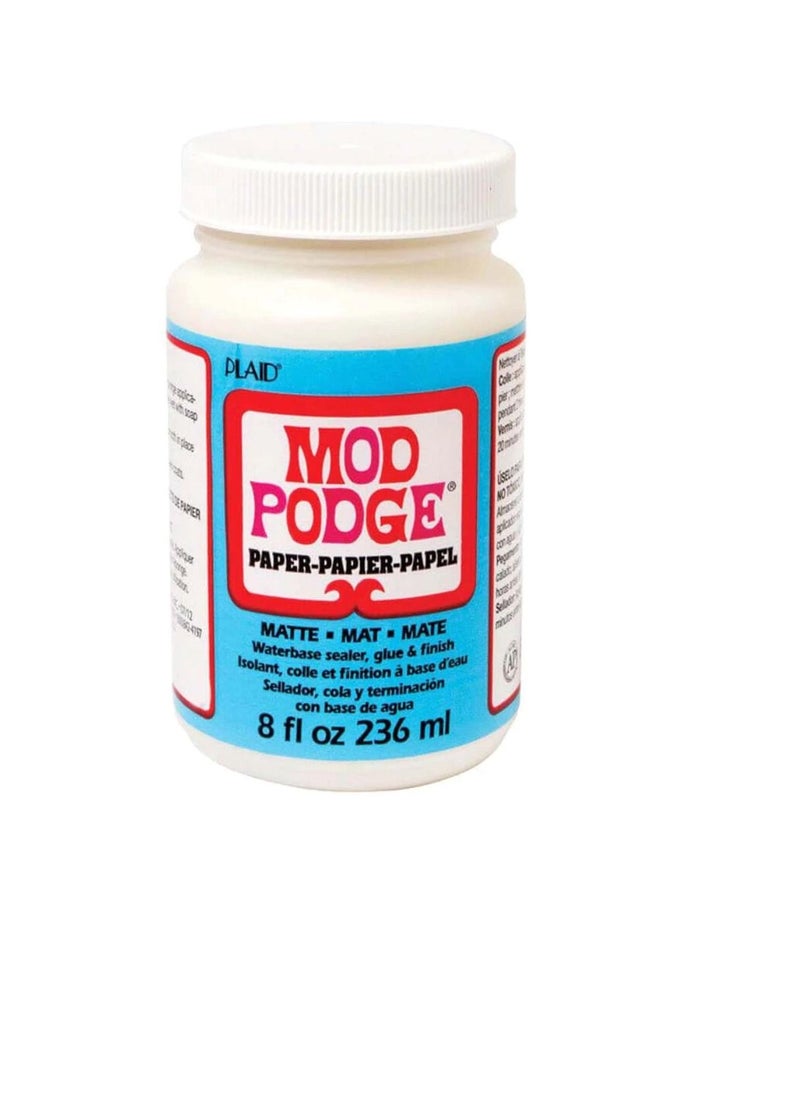 Mod Podge - Mod Podge Paper Matte Finish 8oz - Image 1