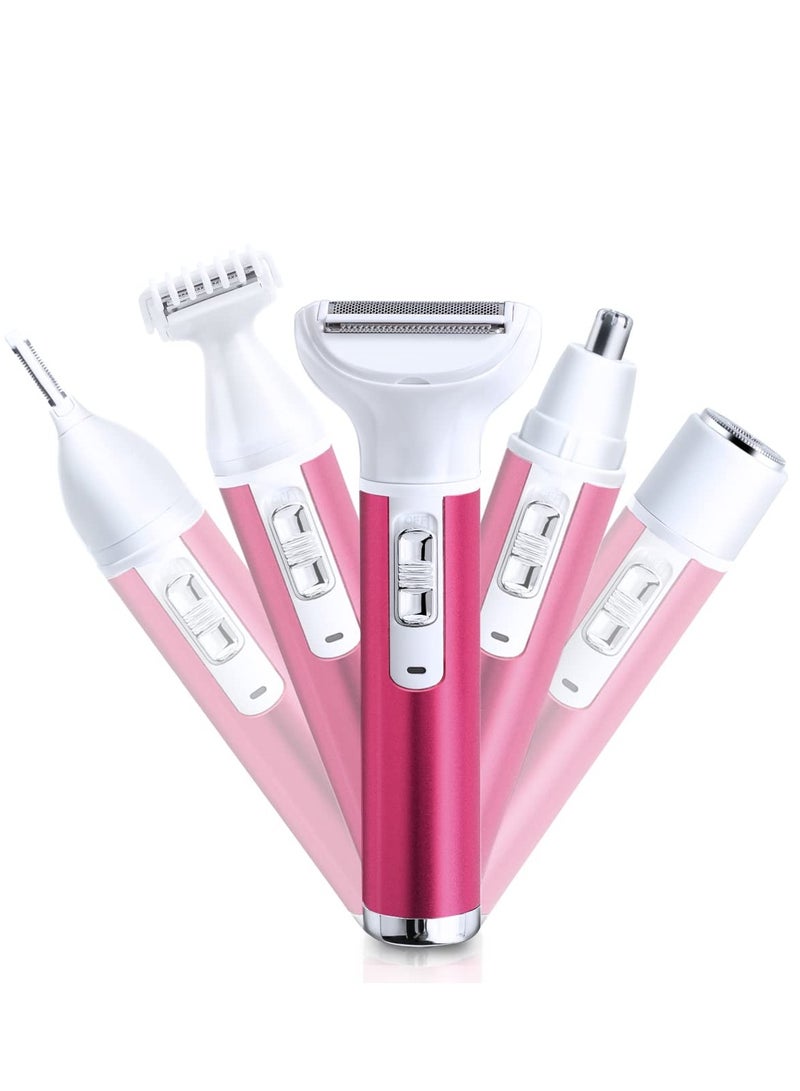 Zikra Electric Razor for Women Removal for Body Nose Hair Trimmer Face Shavers Eyebrow Legs Armpit Bikini Area - Image 1