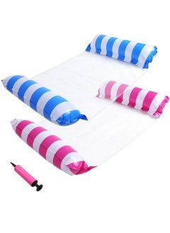 2 Packs of Inflatable Pool Floats Pool Lounge Chairs for Adults with Backrest Floating Hammock Chairs for Swimming Water Hammock Rafts and Inflatable Floating Beds