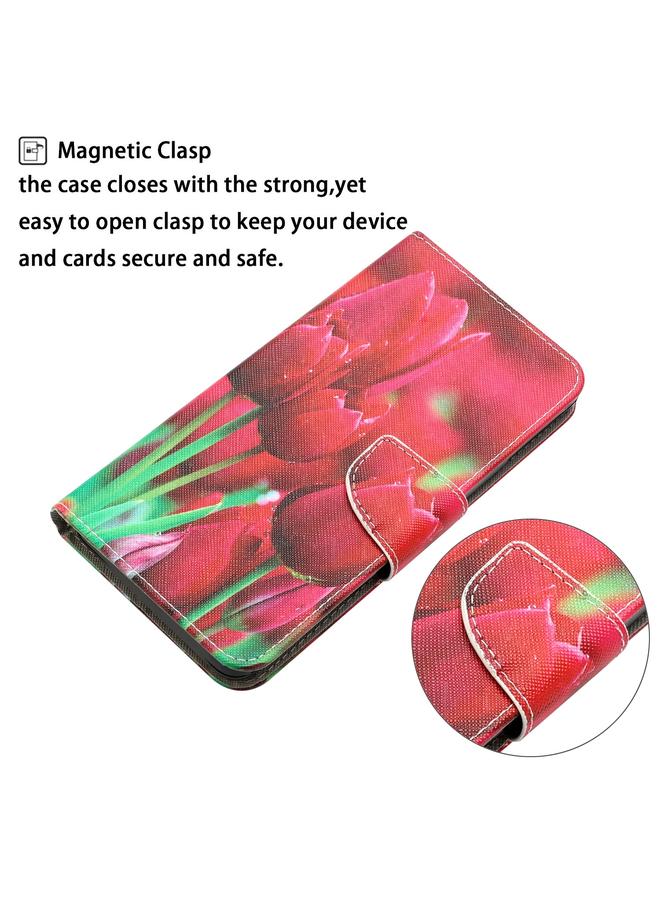 Zaboon Case For iPhone 13 Pro Colored Drawing Leather Phone Case - Image 5