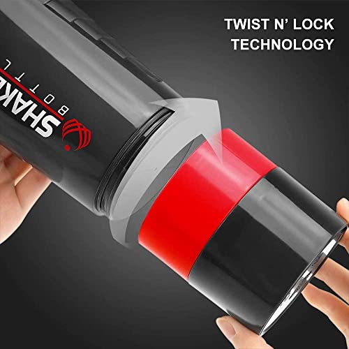 STARDROPS Protein Shaker Bottle, Sipper Bottle Ideal for Protein, Spider Shaker, Cyclone Shaker, Gym Shaker Bottle, BPA-Free - Image 3