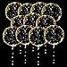 ComboJoy 20 Pack Led Balloons Light Up with Warm White Lights 20 Pcs Transparent Balloons and 20 Pcs Led Lights Perfect Supply for Wedding Birthday Party Glow Stick Party - Image 3