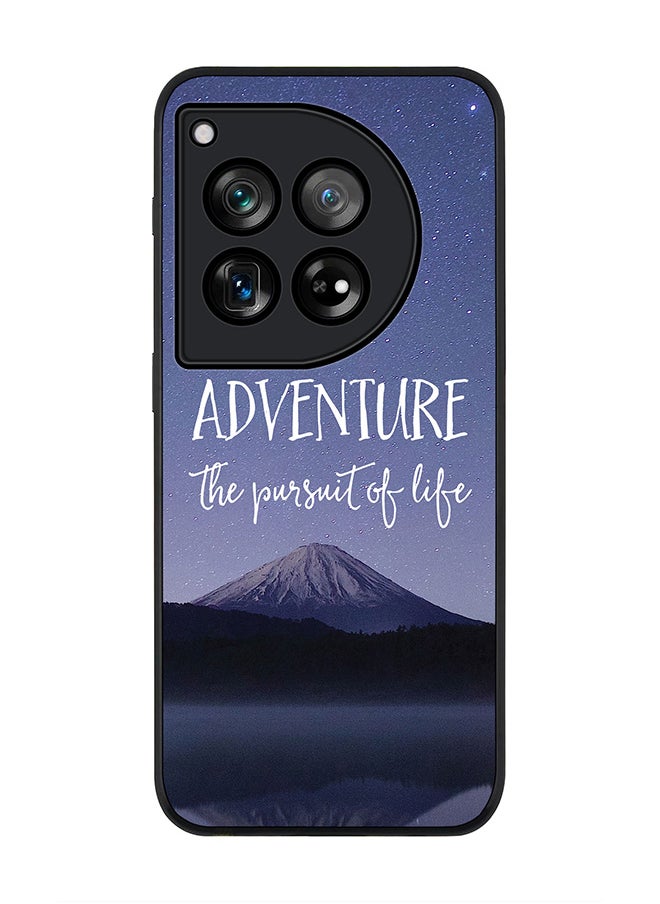 Stylizedd Rugged Black edge case for OnePlus 12R / OnePlus Ace 3 5G, Slim fit Soft Case Flexible Rubber Edges Anti Drop TPU Gel Thin Cover -  Adventure  - Image 1