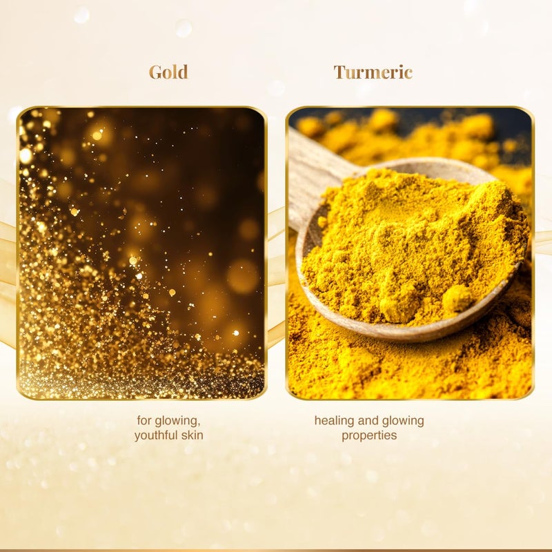 VLCC مبيض الذهب الفوري من VLCC 402 جرام مع توهج كولوديال لبشرة متألقة وعادلة وتفتيح البشرة وتطابق مثالي للبشرة وتقليل ظهور الشعر الوجه وتفتيح لون البشرة - Image 5