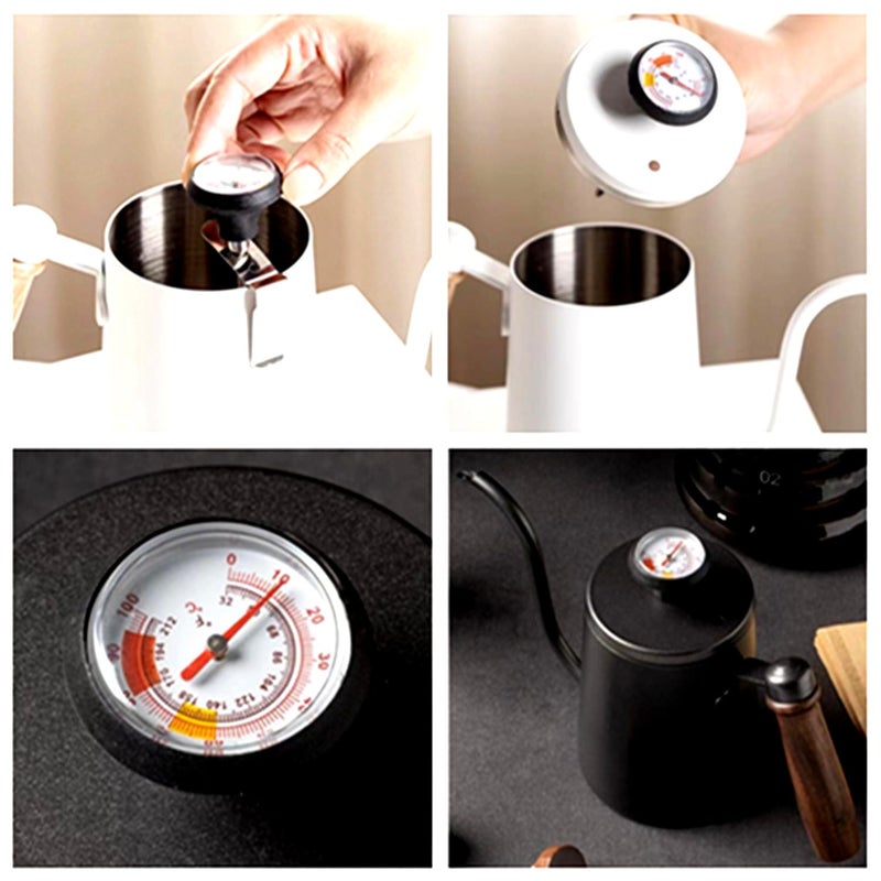 UZER Milk Frothing Thermometer for Coffee Chocolate Cappuccino Frothy Milk Foam Stainless Steel Thermometer Latte Art Pen - Image 2