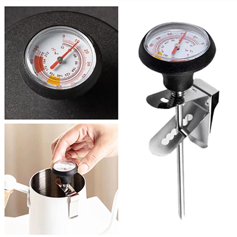 UZER Milk Frothing Thermometer for Coffee Chocolate Cappuccino Frothy Milk Foam Stainless Steel Thermometer Latte Art Pen - Image 5