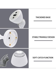 Y&D Door Stops, SYOSI 1 Pack Magnetic Stop White Brushed Nickel Stopper Catch Decorative Floor Holder Doorstops Wall Protector  - Image 3