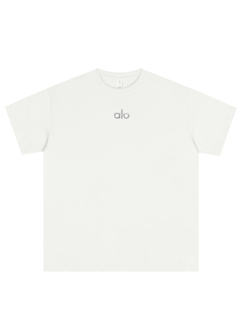 alo Alo - White - Sporty - Casual - Men's and Women's Matching Top  - Image 1