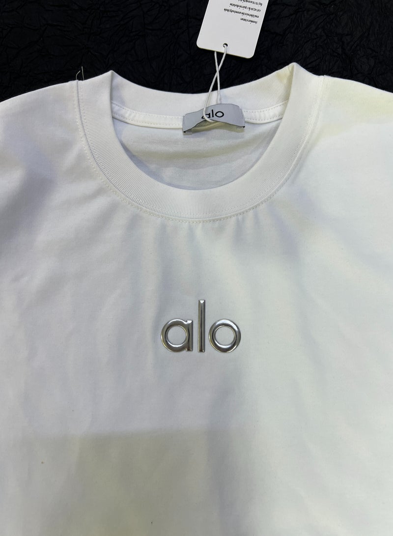 alo Alo - White - Sporty - Casual - Men's and Women's Matching Top  - Image 4