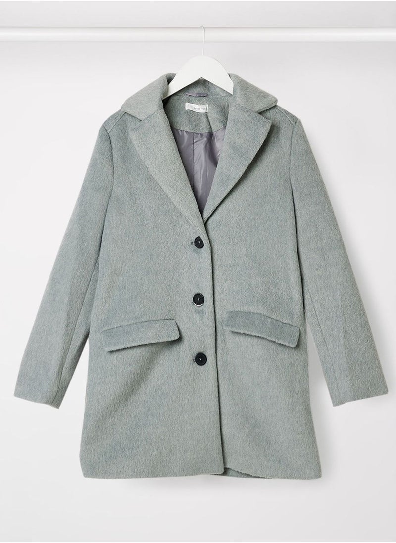 MANGO Youth Longline Coat  - Image 1