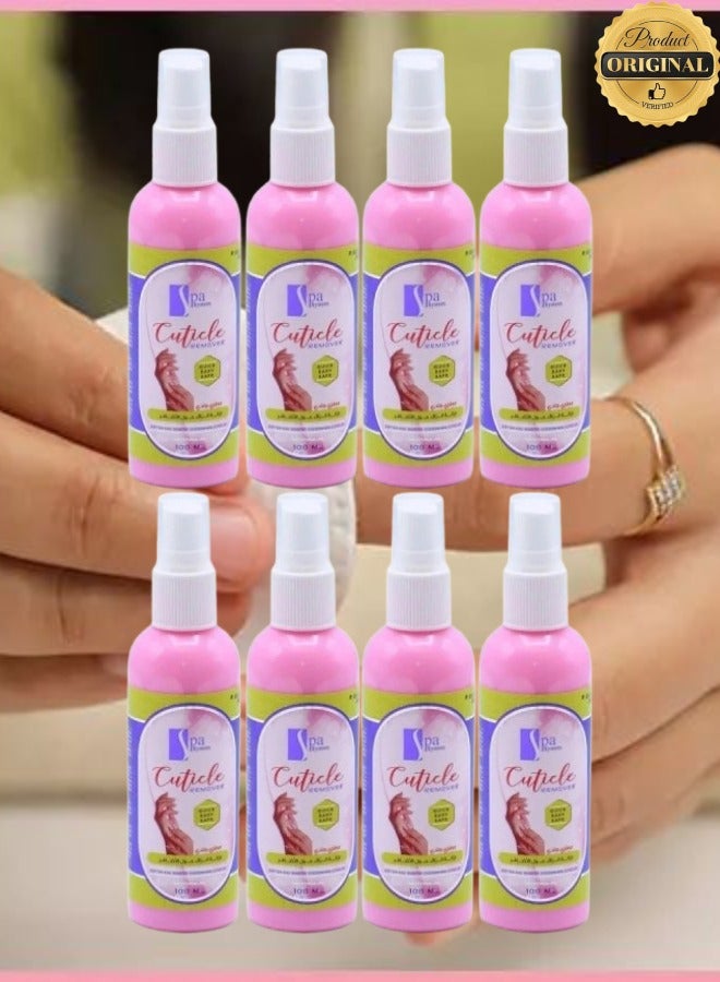 Spa System 8 Pieces Cuticle Nail Polish Remover 100ML - Image 1