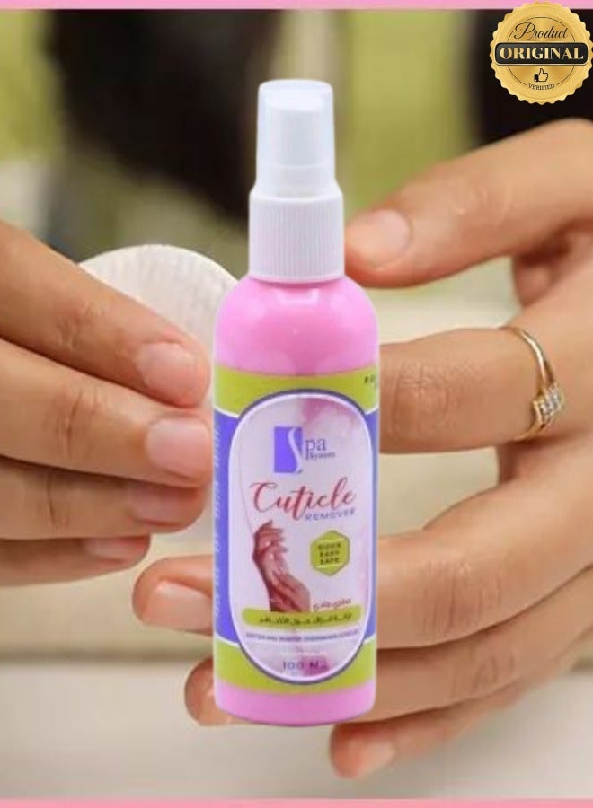 Spa System 8 Pieces Cuticle Nail Polish Remover 100ML - Image 2