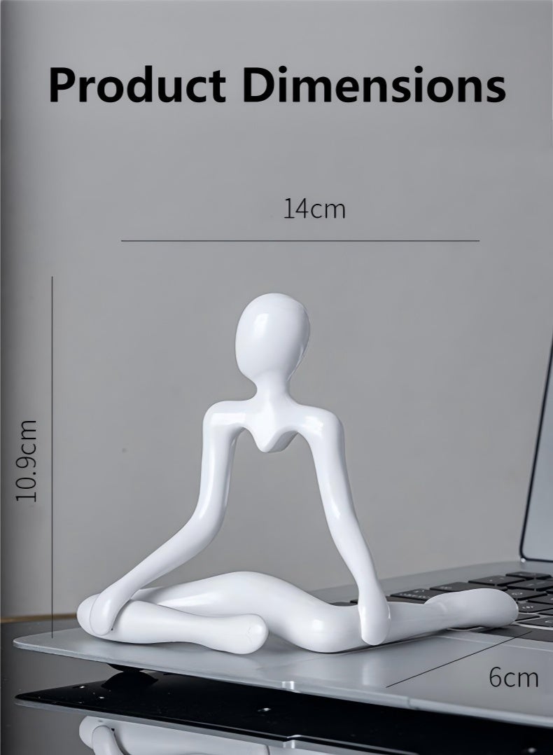 جونيوك 3 قطع الحديثة ديكور المنزل الحرف الفيلسوف، الراتنج الزينة مجردة، أرفف الكتب، غرف المعيشة، مكاتب المكاتب، أرفف الكتب، طاولات القهوة، الحلي الفنية - Image 5