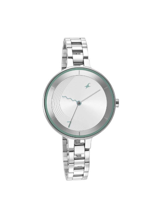 fastrack Stunners 3.0 Analog Silver Dial Women's Watch-6265SM01, Silver  - Image 2