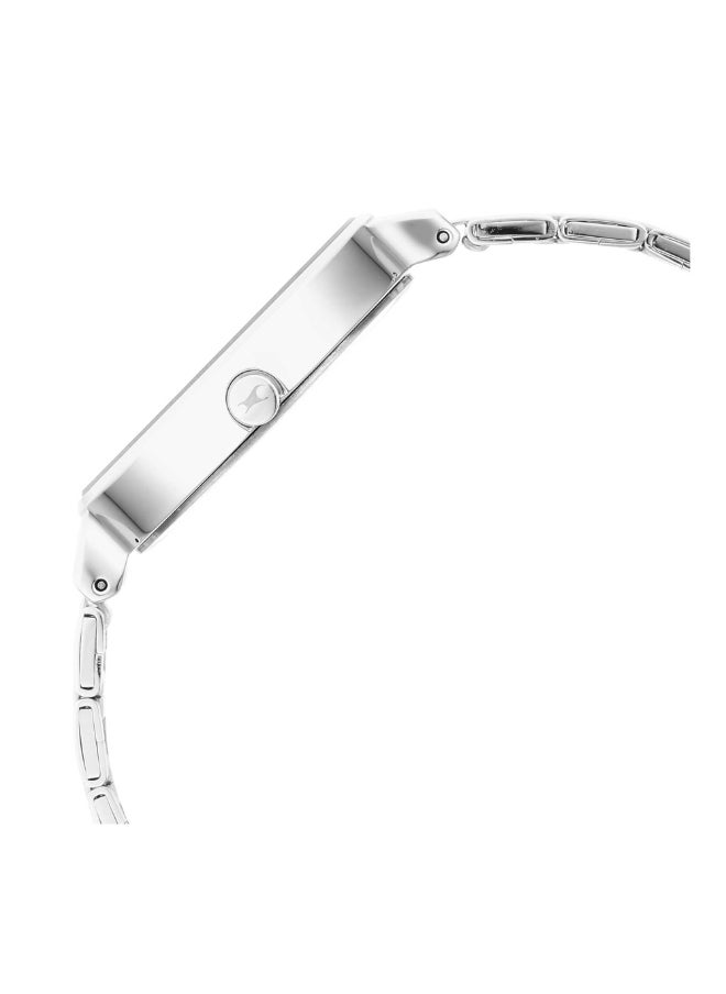 fastrack Stunners 3.0 Analog Silver Dial Women's Watch-6265SM01, Silver  - Image 4