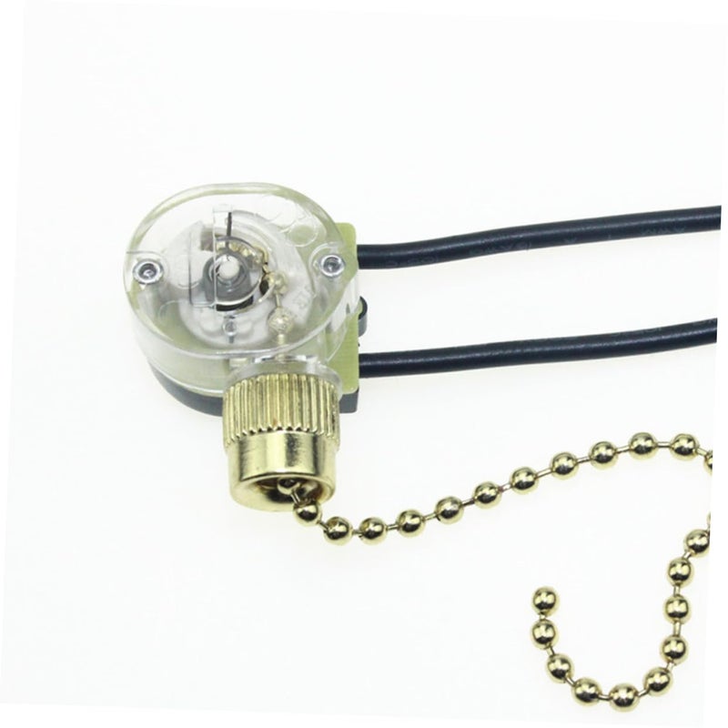2PCS Ceiling Fan Pull Chain Switch Replacement Easy Install For Lighting Fixtures - Image 5