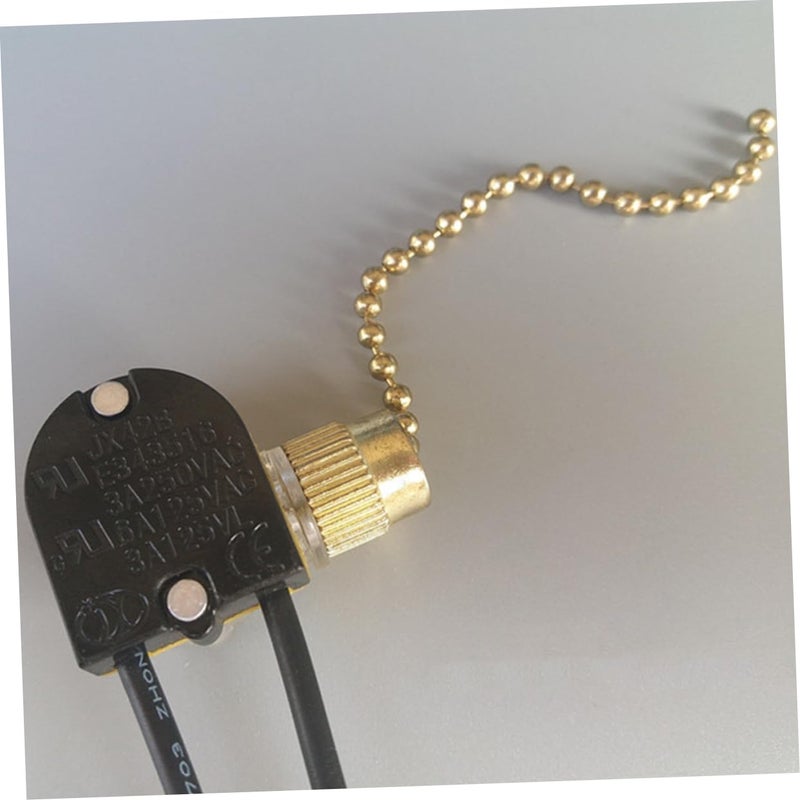 2PCS Ceiling Fan Pull Chain Switch Replacement Easy Install For Lighting Fixtures - Image 4