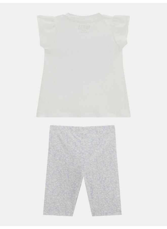 GUESS Kids Short Sleeve T-Shirt And Leggings Set  - Image 2
