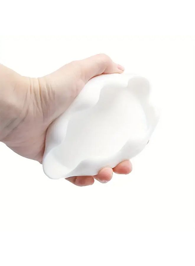 Pink Small Silicone Cup Lid Snowflake Design Food Grade Non Slip Dustproof Heat Insulation - Image 4