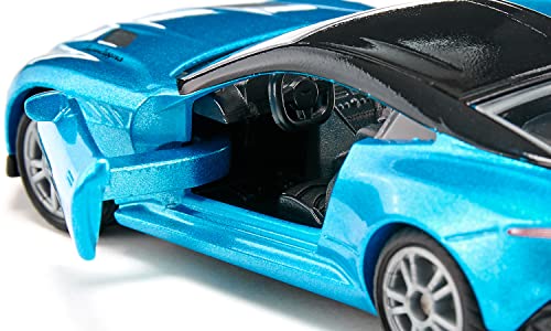 Siku 1582, Aston Martin DBS Superleggera, Toy car, Metal/Plastic, Blue, Openable Doors, Sports Rims with Rubber Tyres - Image 5