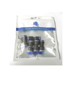 PU Pipe & Fittings Polyurethane | Pneumatic Pipe Push in to Connect Fittings (Reducer Socket - Pack of 5, 10x8mm)