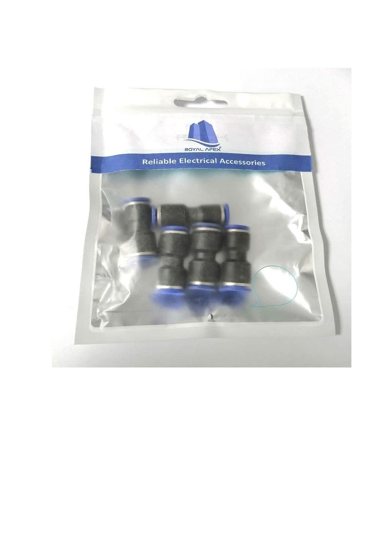 Generic - PU Pipe & Fittings Polyurethane | Pneumatic Pipe Push in to Connect Fittings (Reducer Socket - Pack of 5, 10x8mm) - Image 1