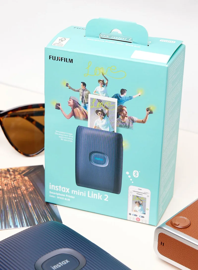 FUJIFILM Instax Mini Link2 Space Blue Smartphone Printer