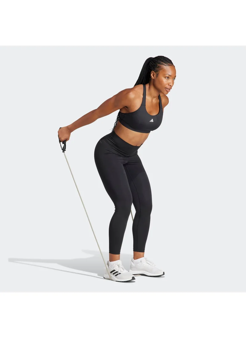 Adidas BLACK Tlrdreact Training High Support Bra for Women | Best Price UAE