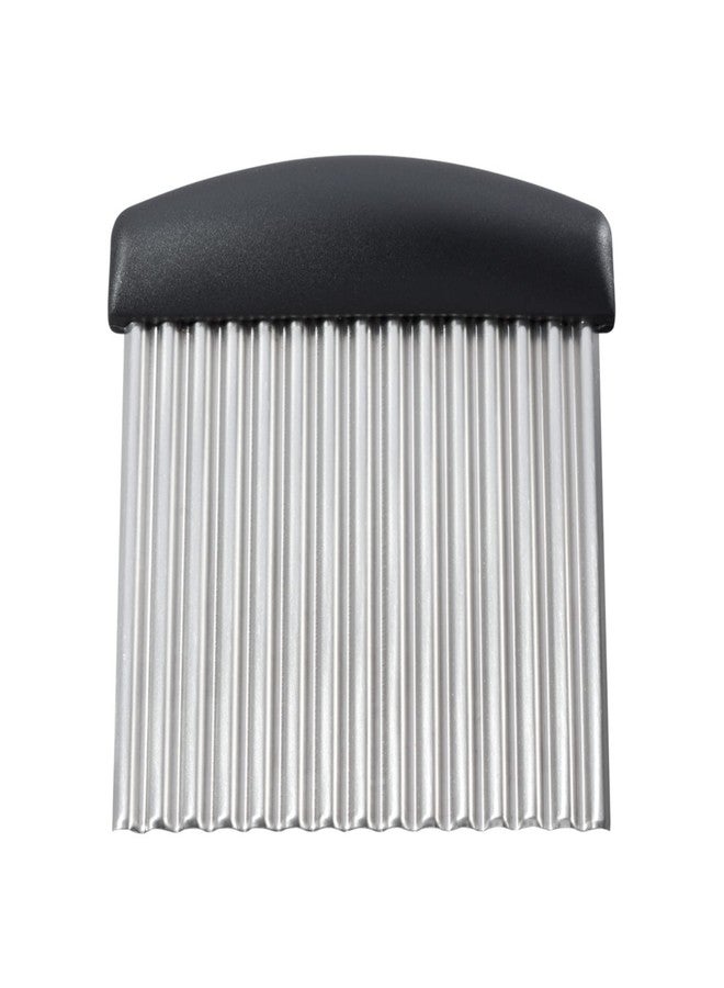 triangle Crinkle Cutter - Ultra-Sharp Stainless Steel - Creates Julienne Strips, Waffle Cuts & Fancy Wavy Edges - GreenGrip Handle - Dishwasher Safe - Image 1