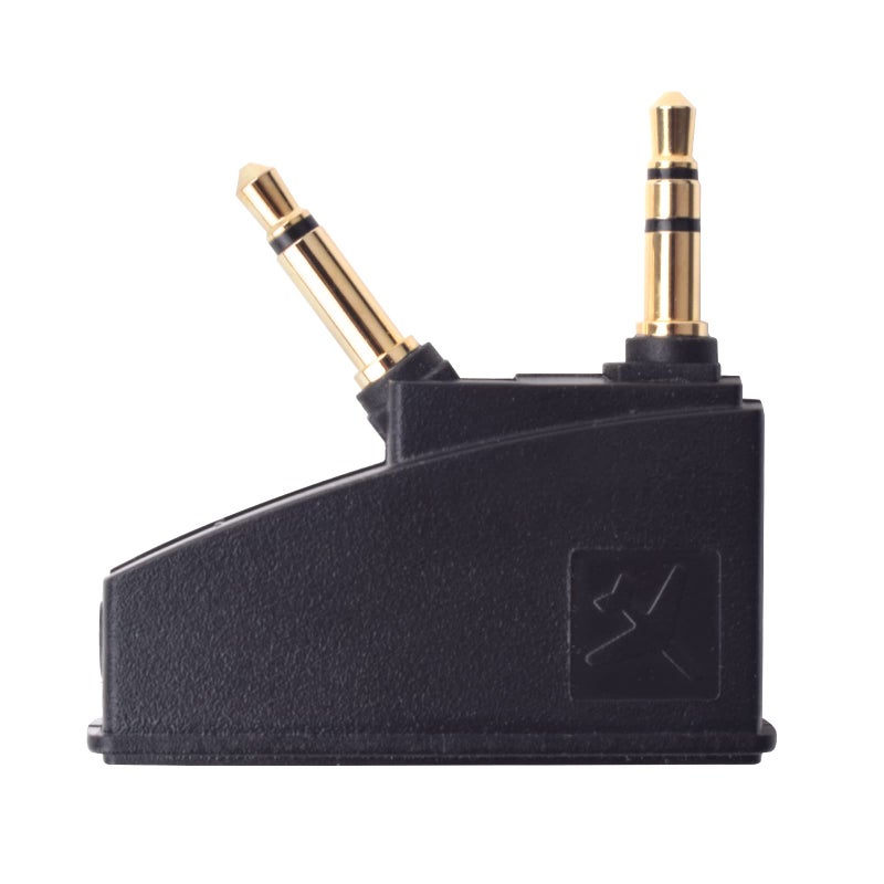 Saipomor QC25 Airplane Audio Adapter for Bose QuietComfort Headphones - Dual 3.5mm Gold-Plated Plugs - Image 2