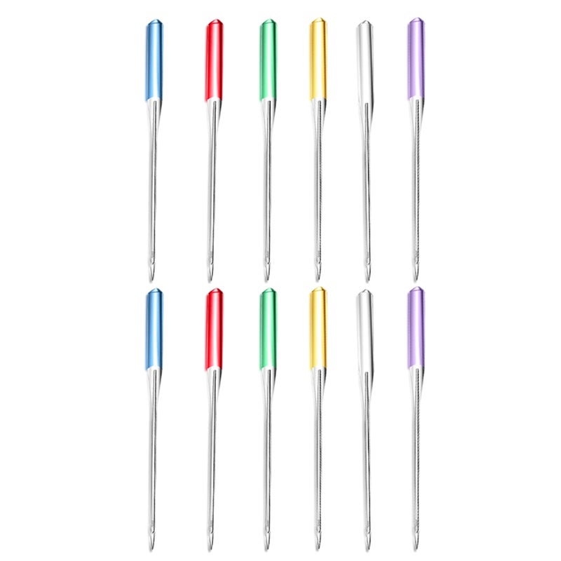 pcs Household Sewing Machine Needles Universal Regular Point Multifunction Sewing Accessories (4 Sizes, Random Color) - Image 2