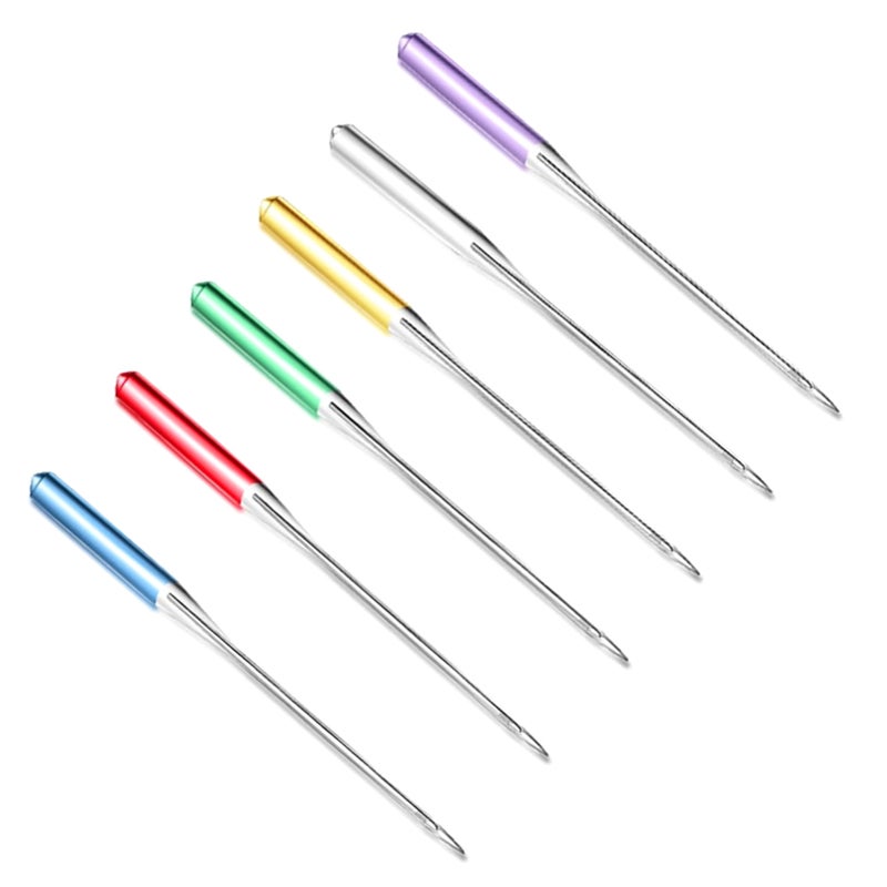 pcs Household Sewing Machine Needles Universal Regular Point Multifunction Sewing Accessories (4 Sizes, Random Color) - Image 1