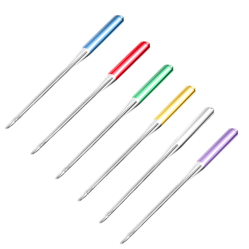 pcs Household Sewing Machine Needles Universal Regular Point Multifunction Sewing Accessories (4 Sizes, Random Color) - Image 4